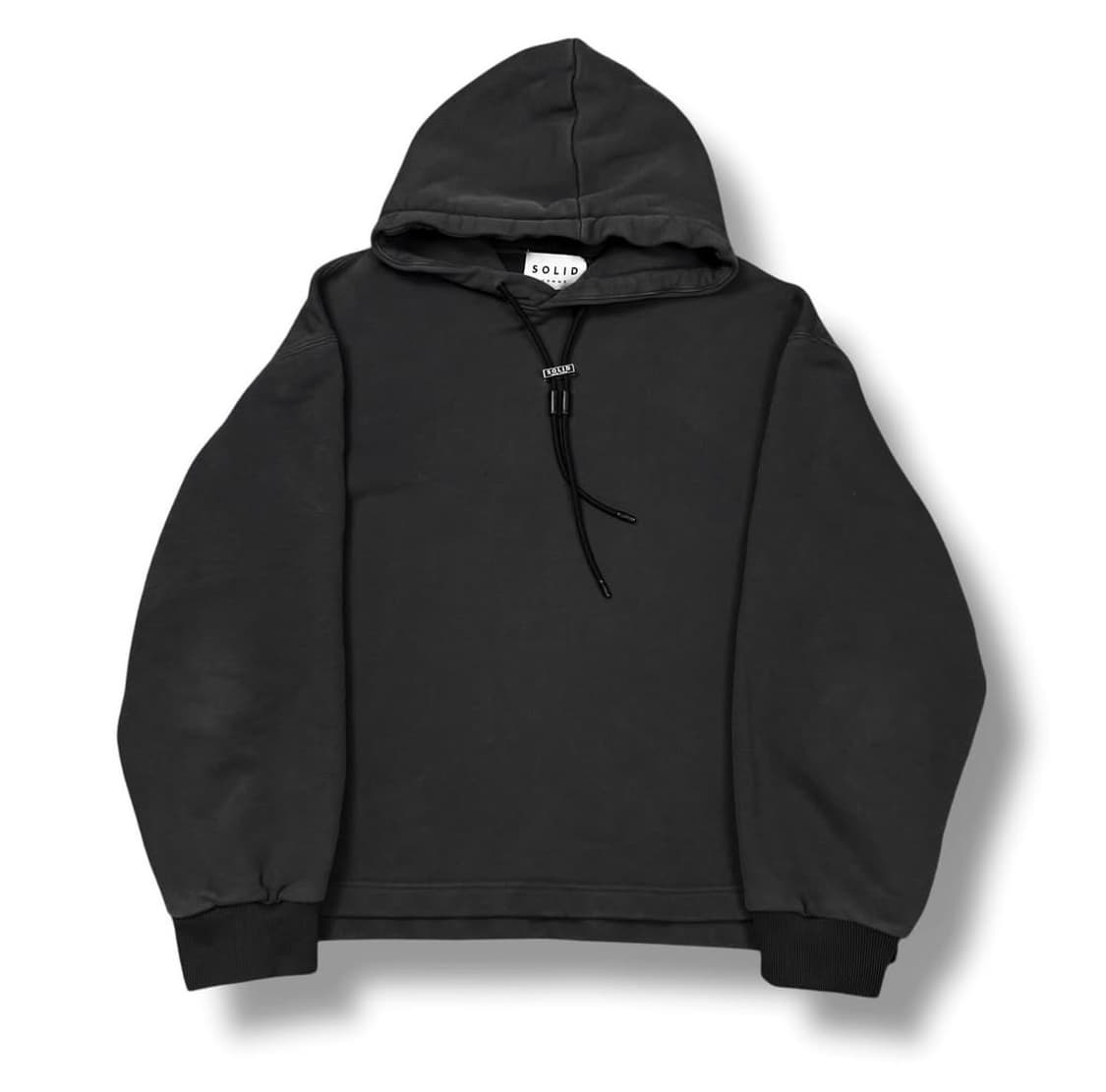 솔리드옴므 사이드 버튼 후드티 상품이미지1