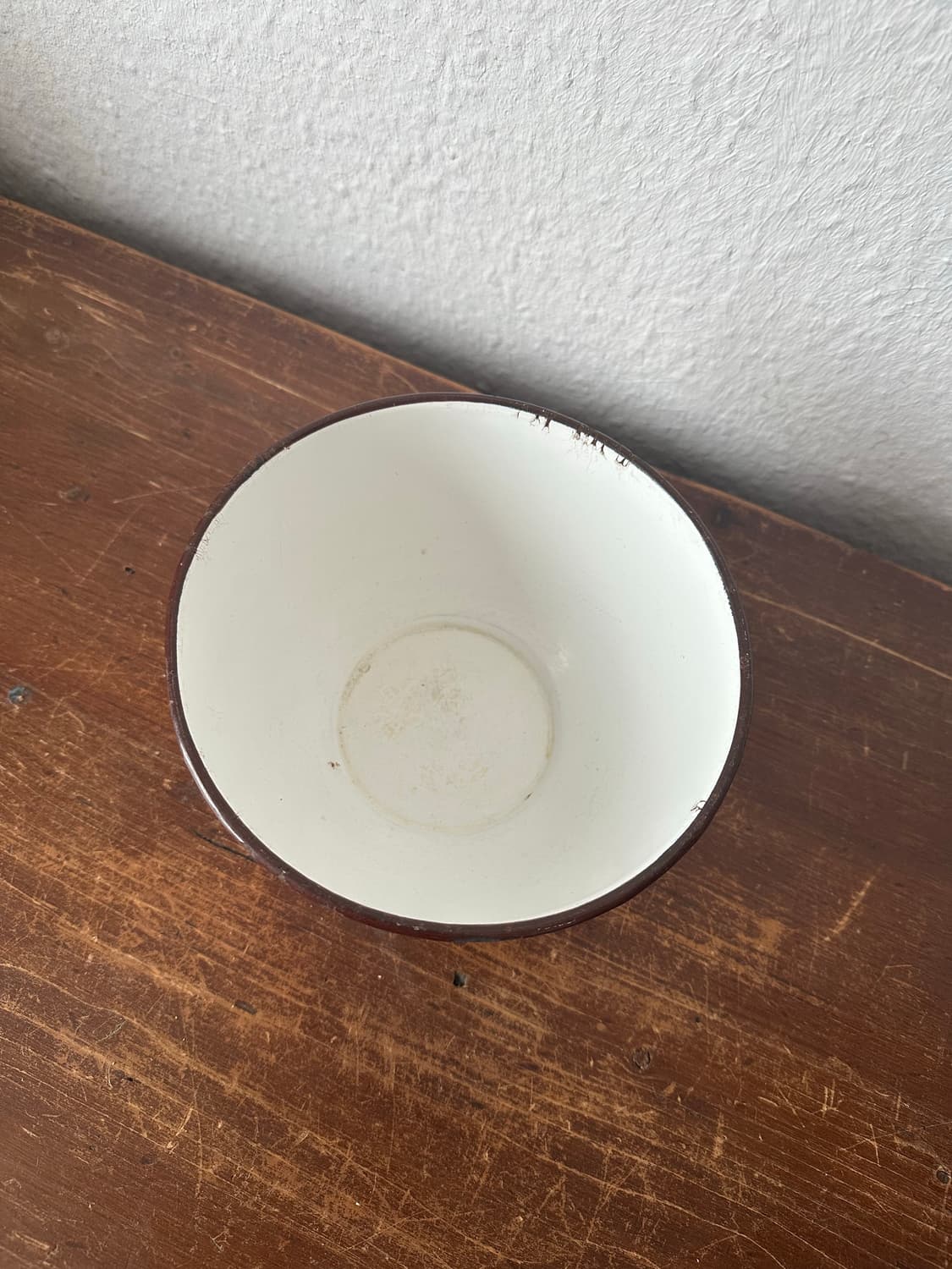 폴란트)빈티지 법랑 주황꽃 볼 상품이미지2