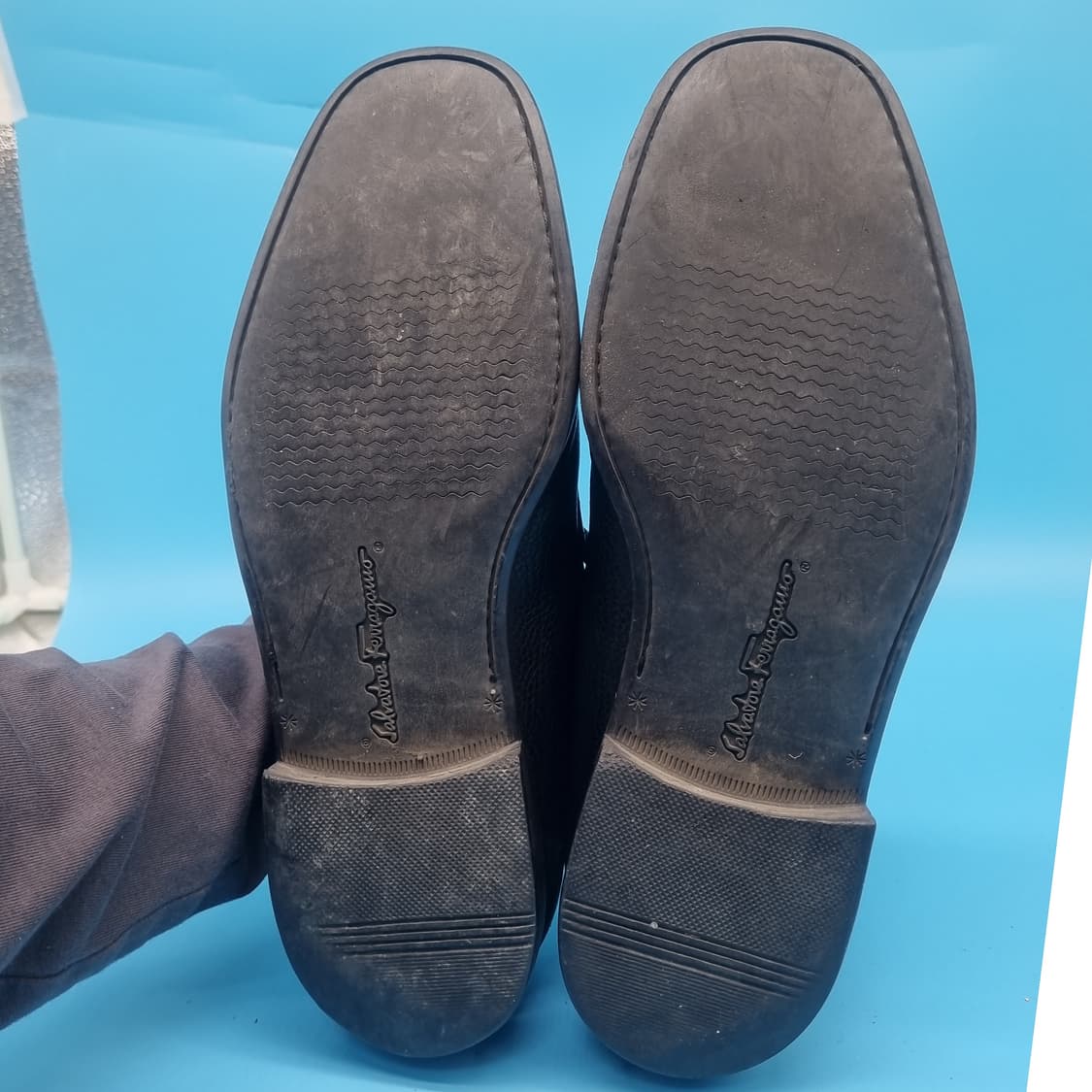 h 페라가모 레더남성로퍼 9.5 285 상품이미지3