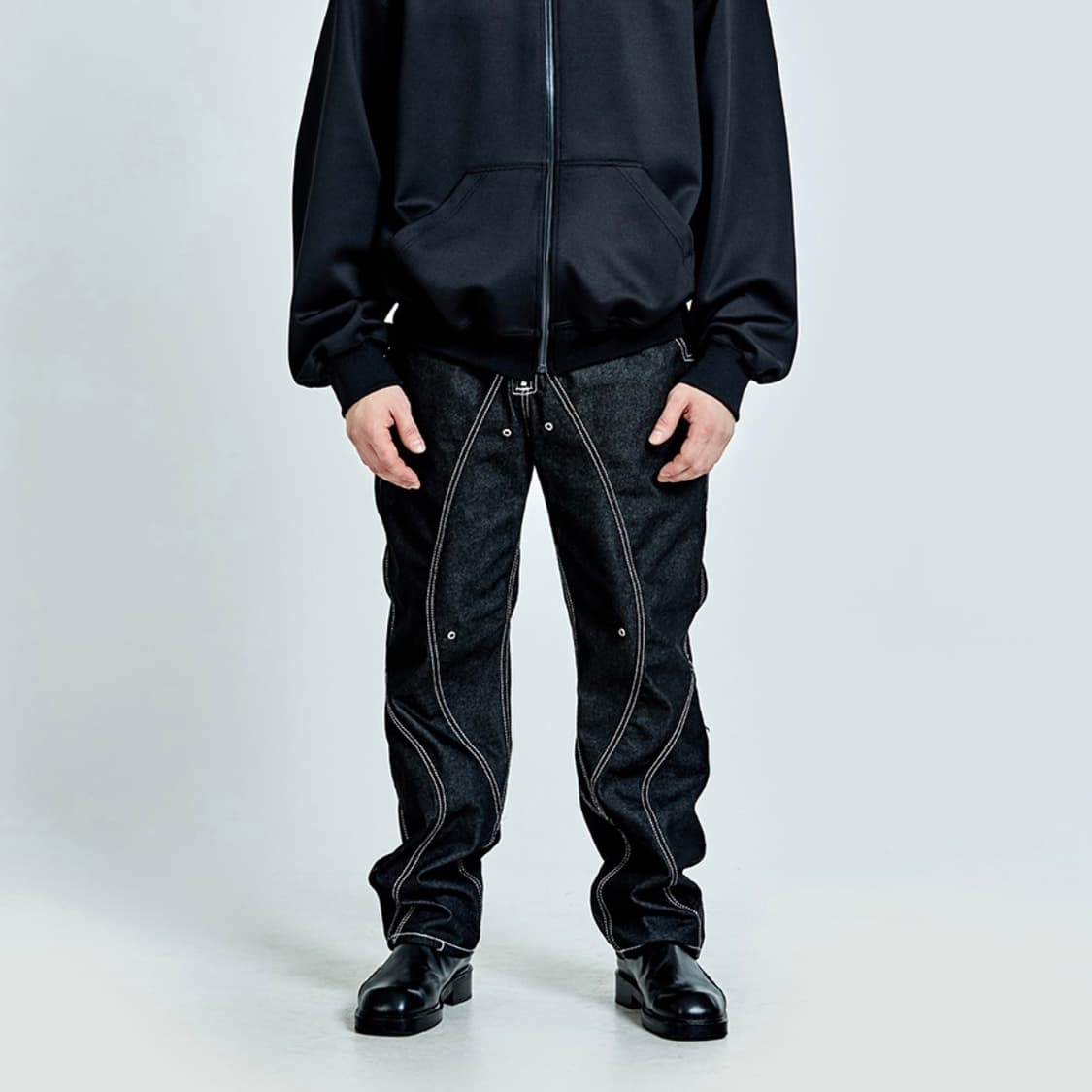 51퍼센트 바지 TUNNEL LINING TROUSER (DENIM) 상품이미지5