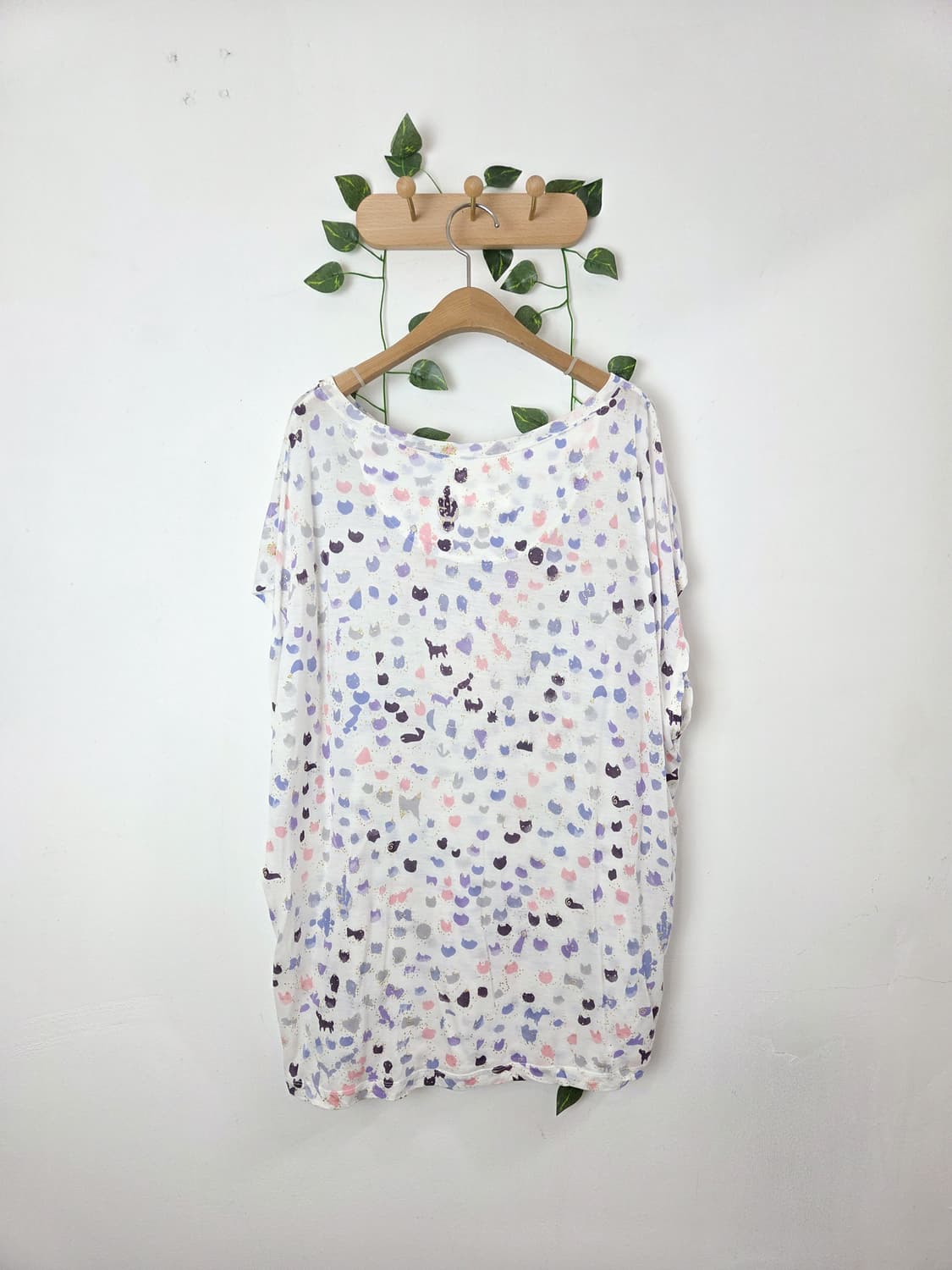 tsumori chisato 고양이 가득 탑 상품이미지5