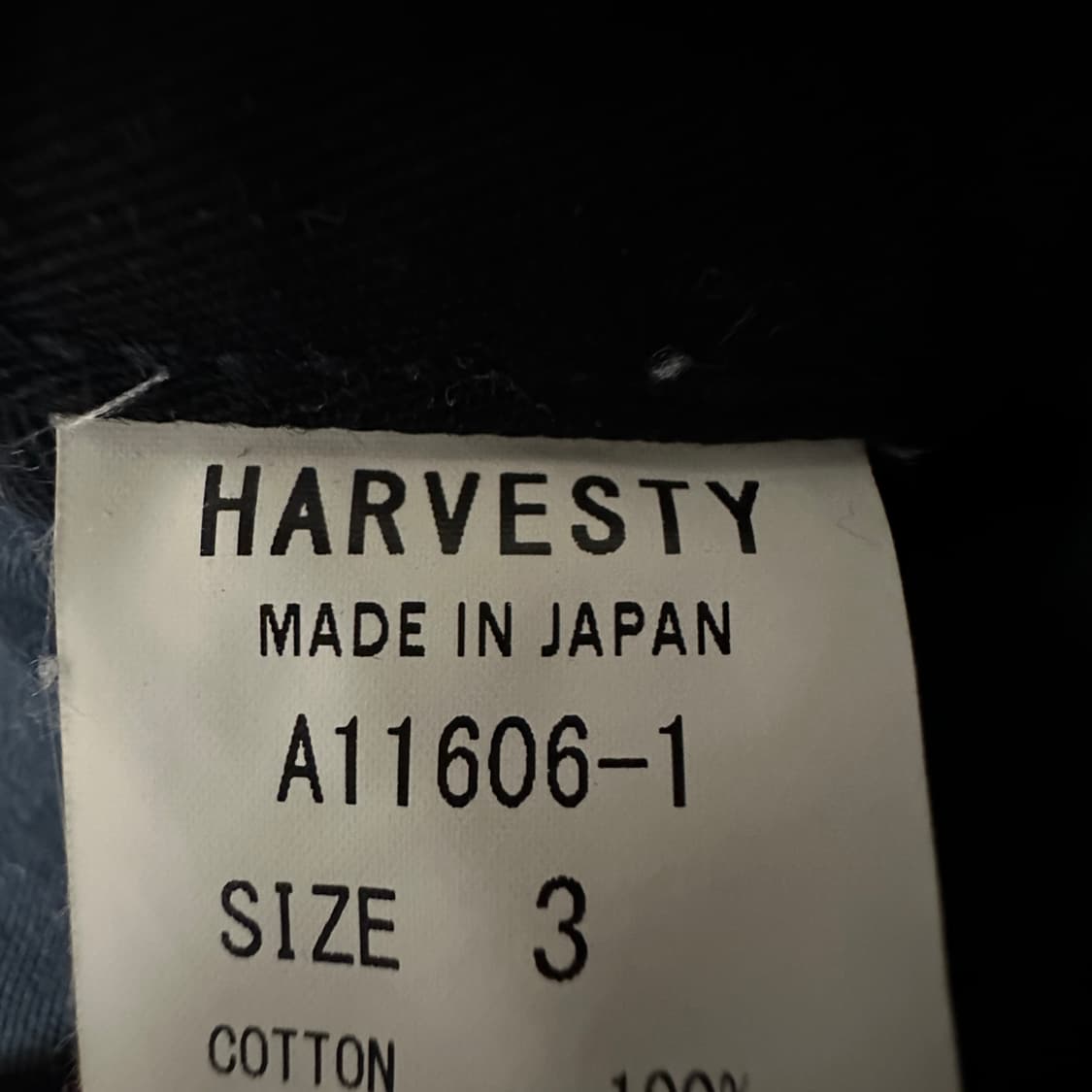 HARVESTY japan made cotton work pants 상품이미지4