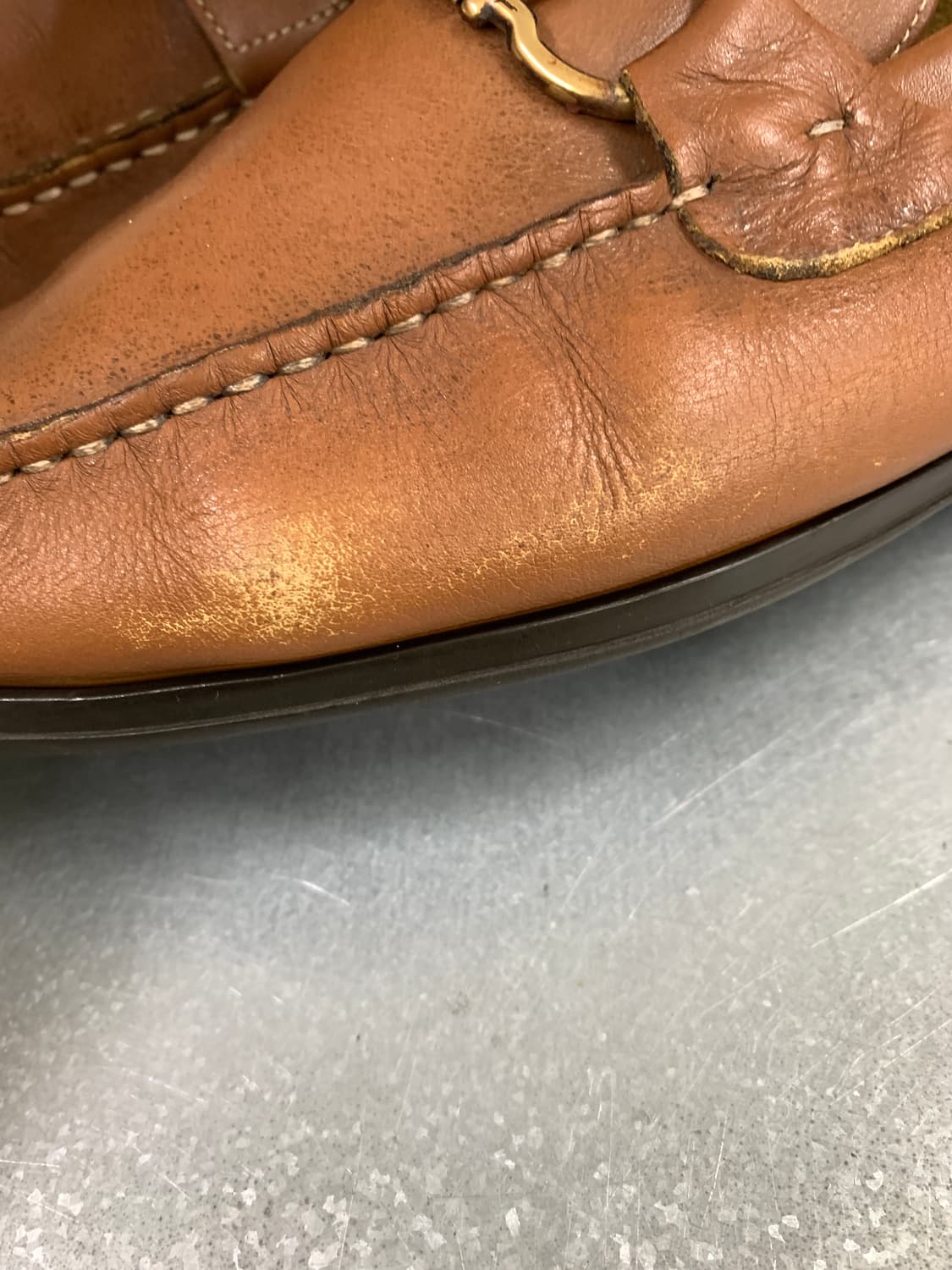 페레가모 간치니 장식 로퍼 브라운 8.5(275) 상품이미지6