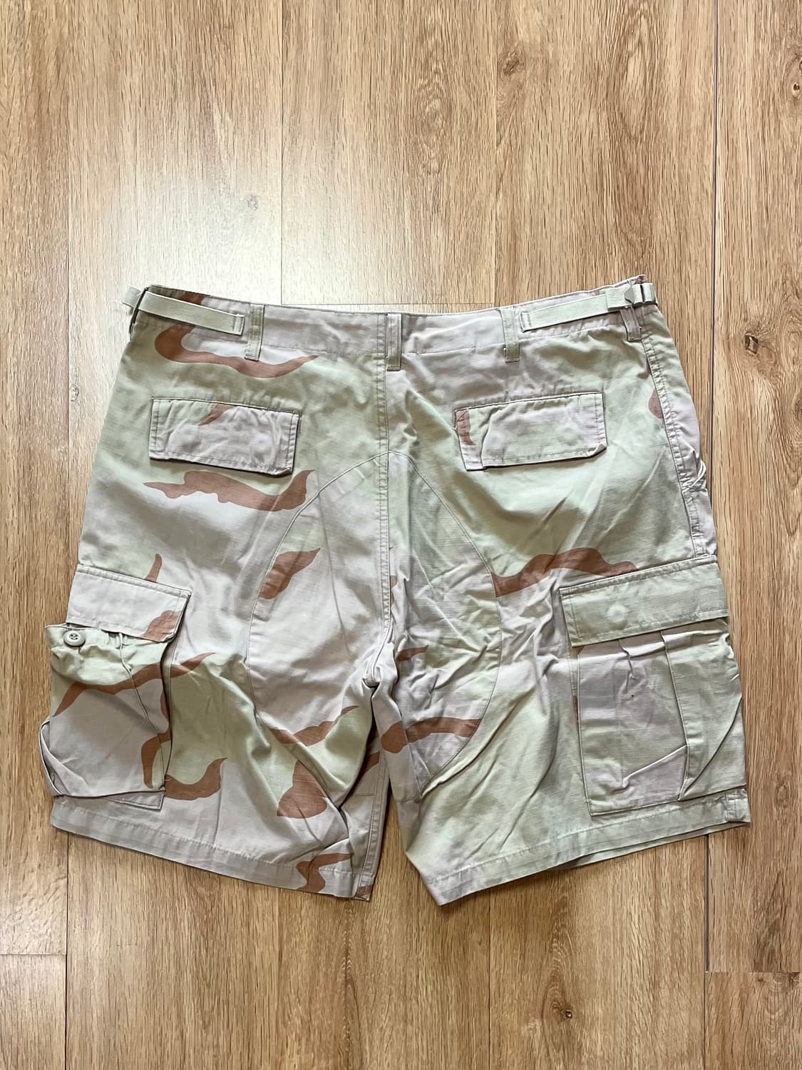 USA 사막삼색 BDU 립스탑 카고 쇼츠 반바지 - 엉덩이 2중 덧댐 상품이미지1