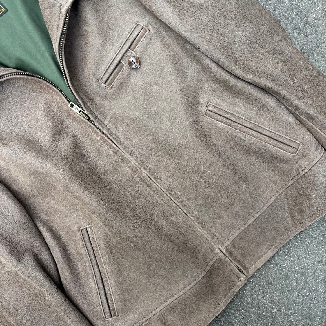 모터사이클 소가죽 자켓 상품이미지4
