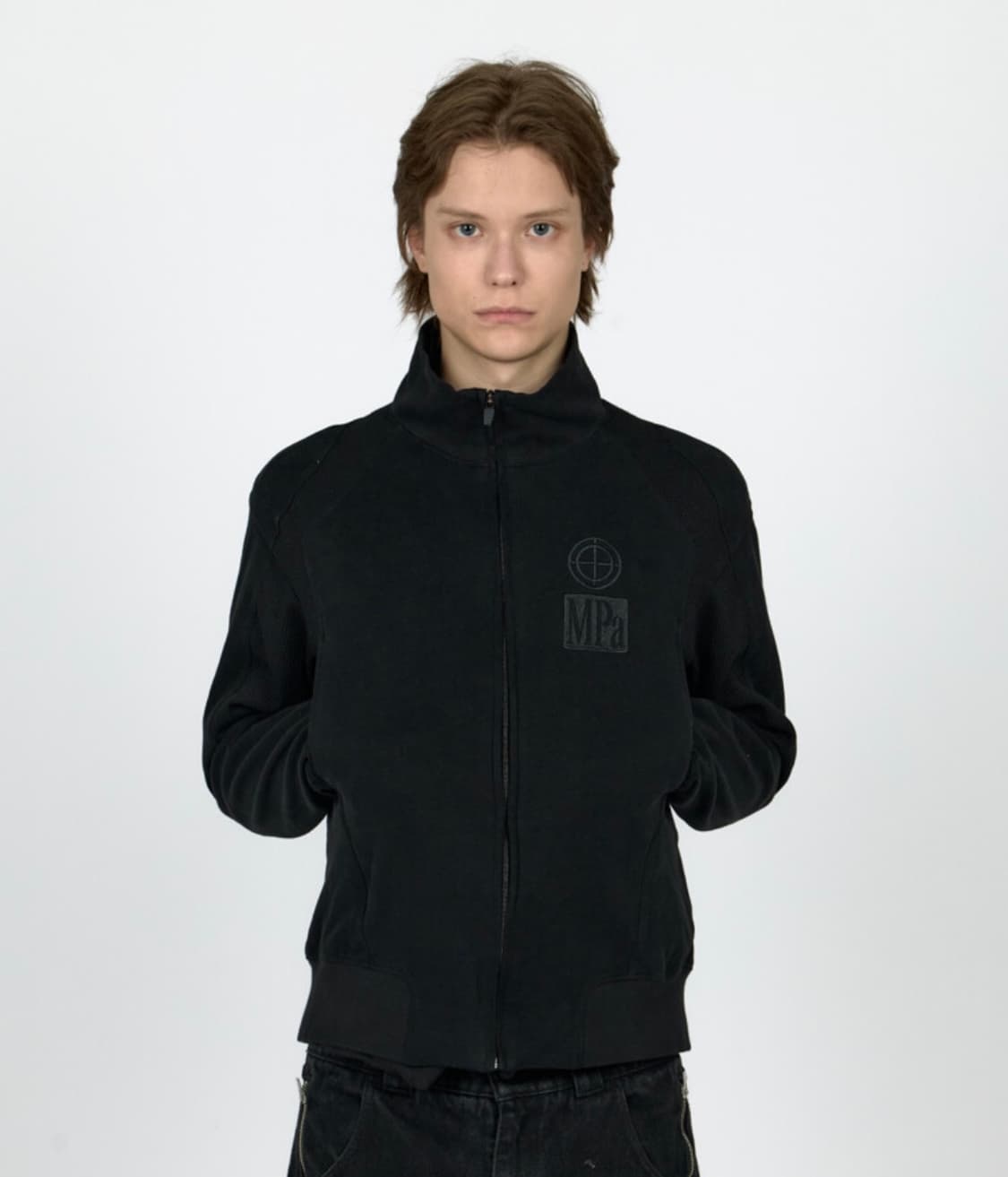 MPa CONTRAST ZIPPED JACKET (Black) M 상품이미지1