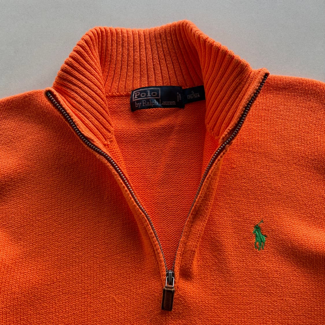 [S]폴로 랄프로렌 하프집업 풀오버 코튼 니트 상품이미지6