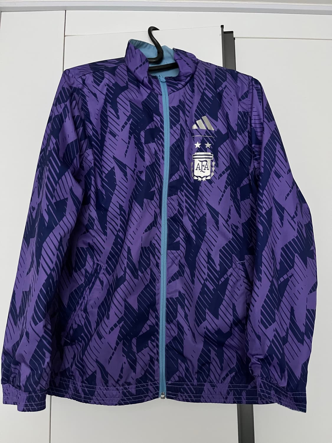 아디다스 아르헨티나 앤섬 자켓 라이트 블루 국대 져지 상품이미지3