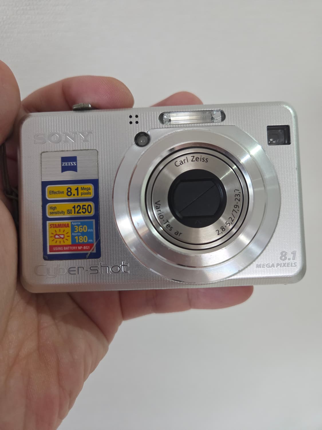 소니 사이버샷 DSC-W100 풀구성 (칼자이스 렌즈) 상품이미지1