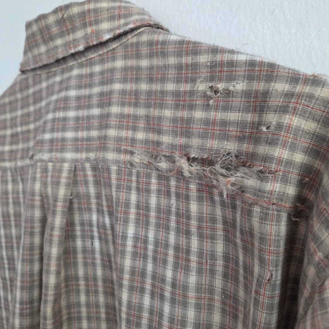 빈티지페이딩체크셔츠 상품이미지2