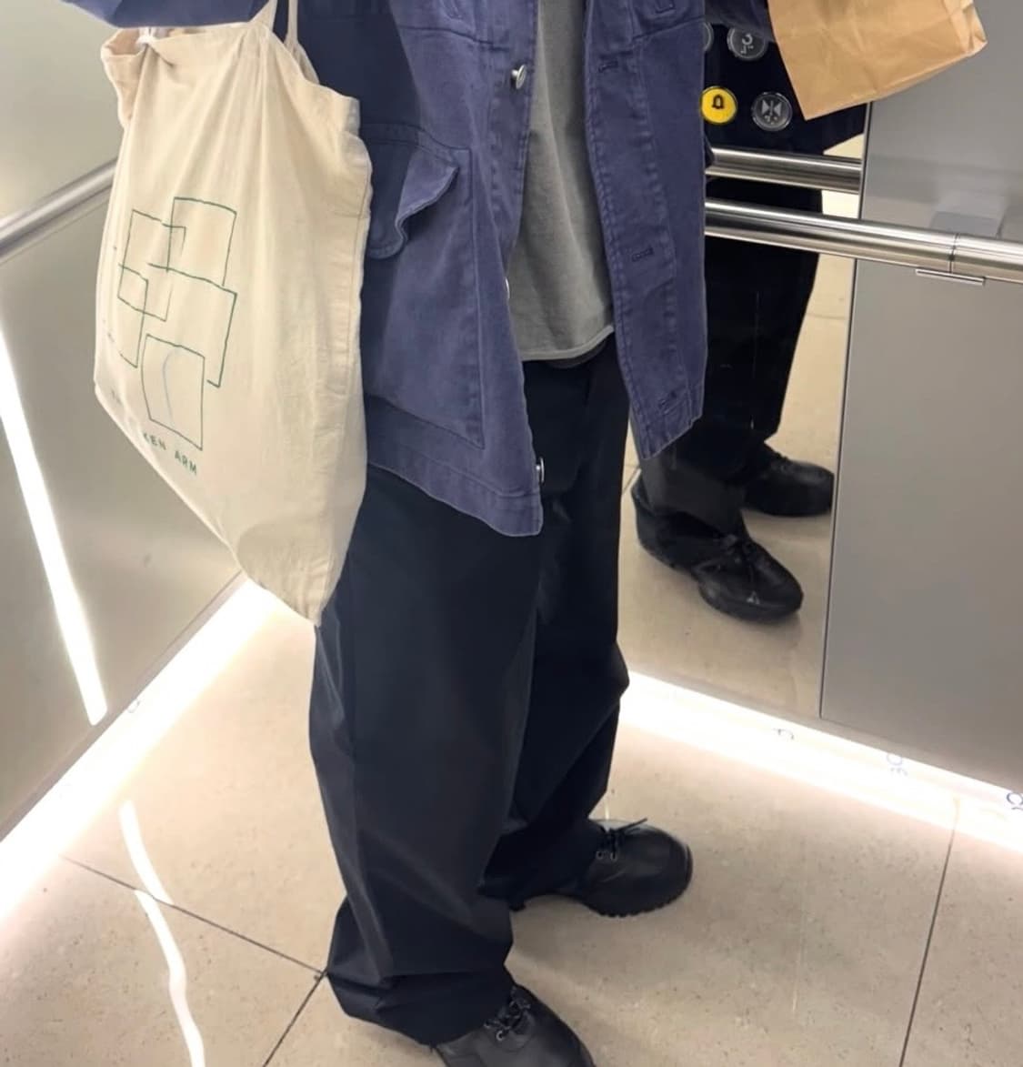 에피센터투어리스트 팬츠 patti trousers Navy 상품이미지4