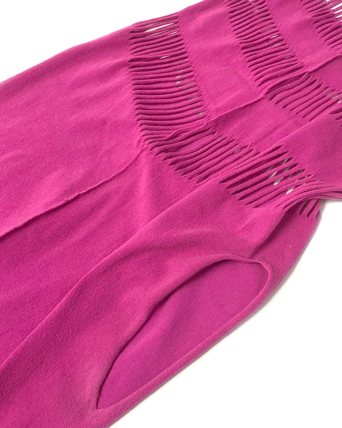 Issey Miyake FETE 하이넥 프린지 슬리브리스 상품이미지8