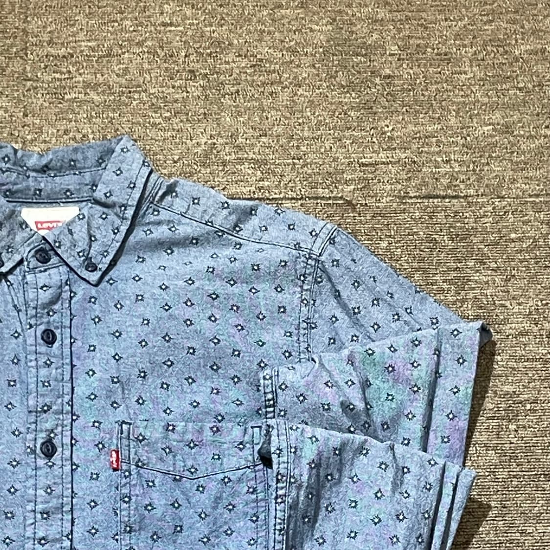 (S) Levi's 리바이스 코튼 데님 셔츠 상품이미지4