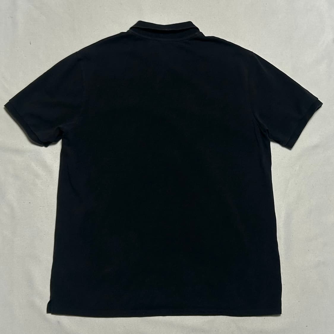 XXL 메종키츠네 폭스헤드  블랙 카라 반팔티 상품이미지3