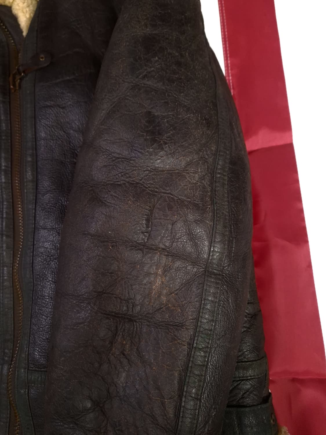 90's 빈티지 스투시 미공군 90's B-3 TYPE 항공무스탕 상품이미지7