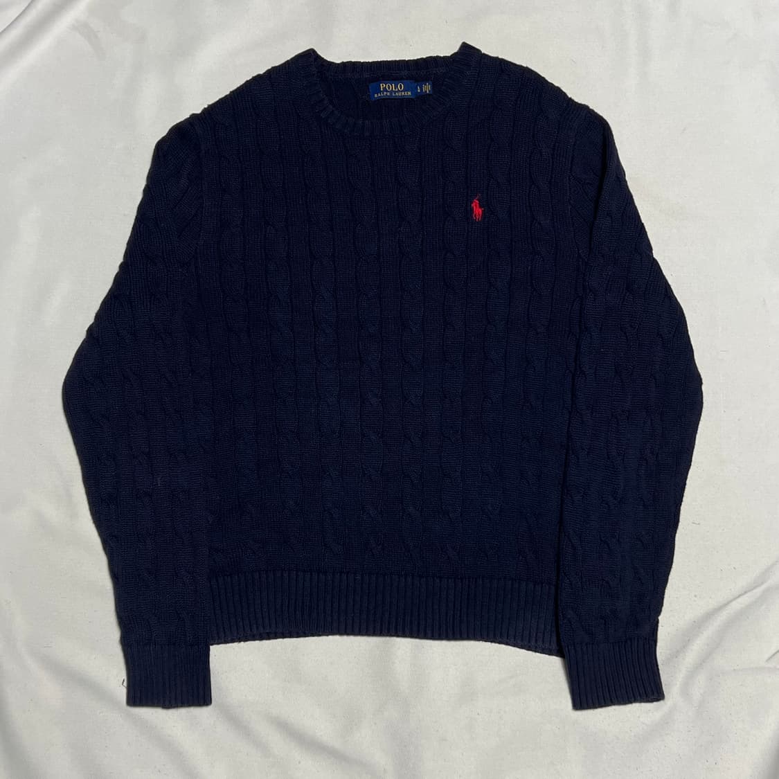 L 폴로랄프로렌 네이비 케이블 니트 상품이미지2