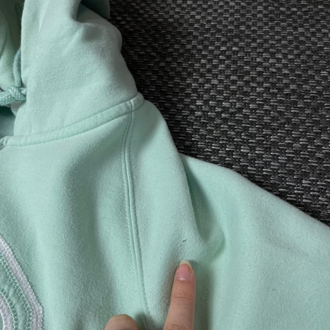 갭 민트 후드집업 M 상품이미지5