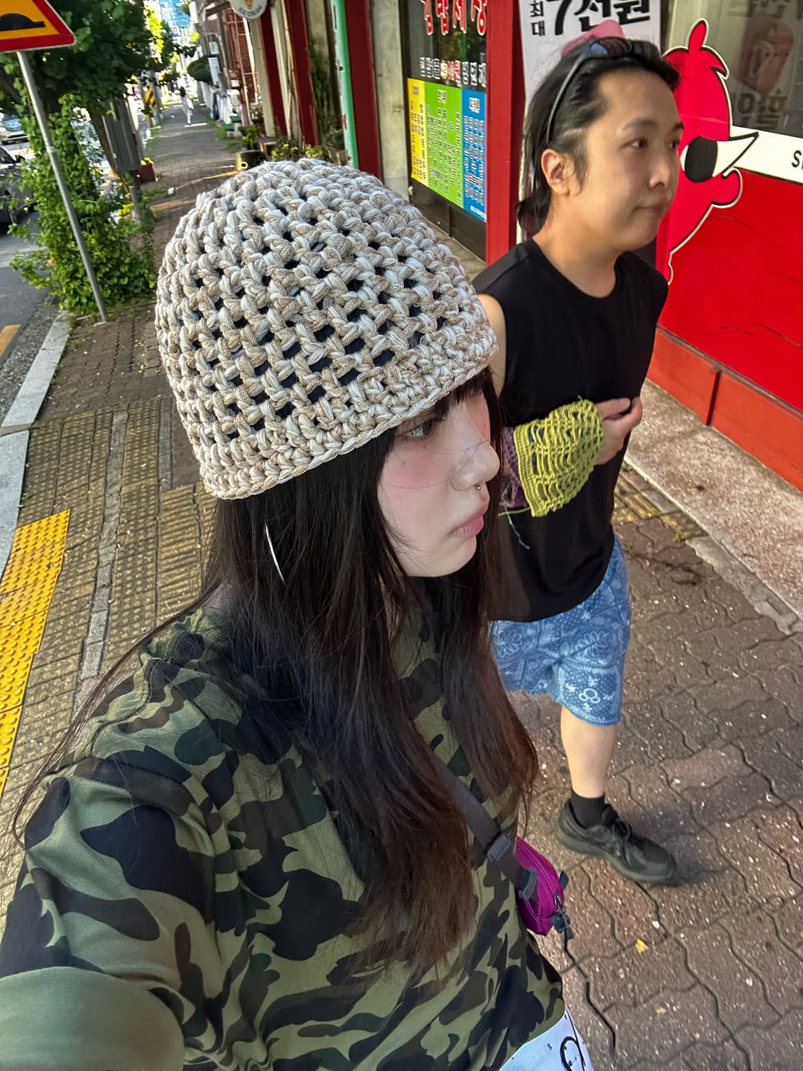 vintage 빈티지 뜨개 비니 상품이미지2