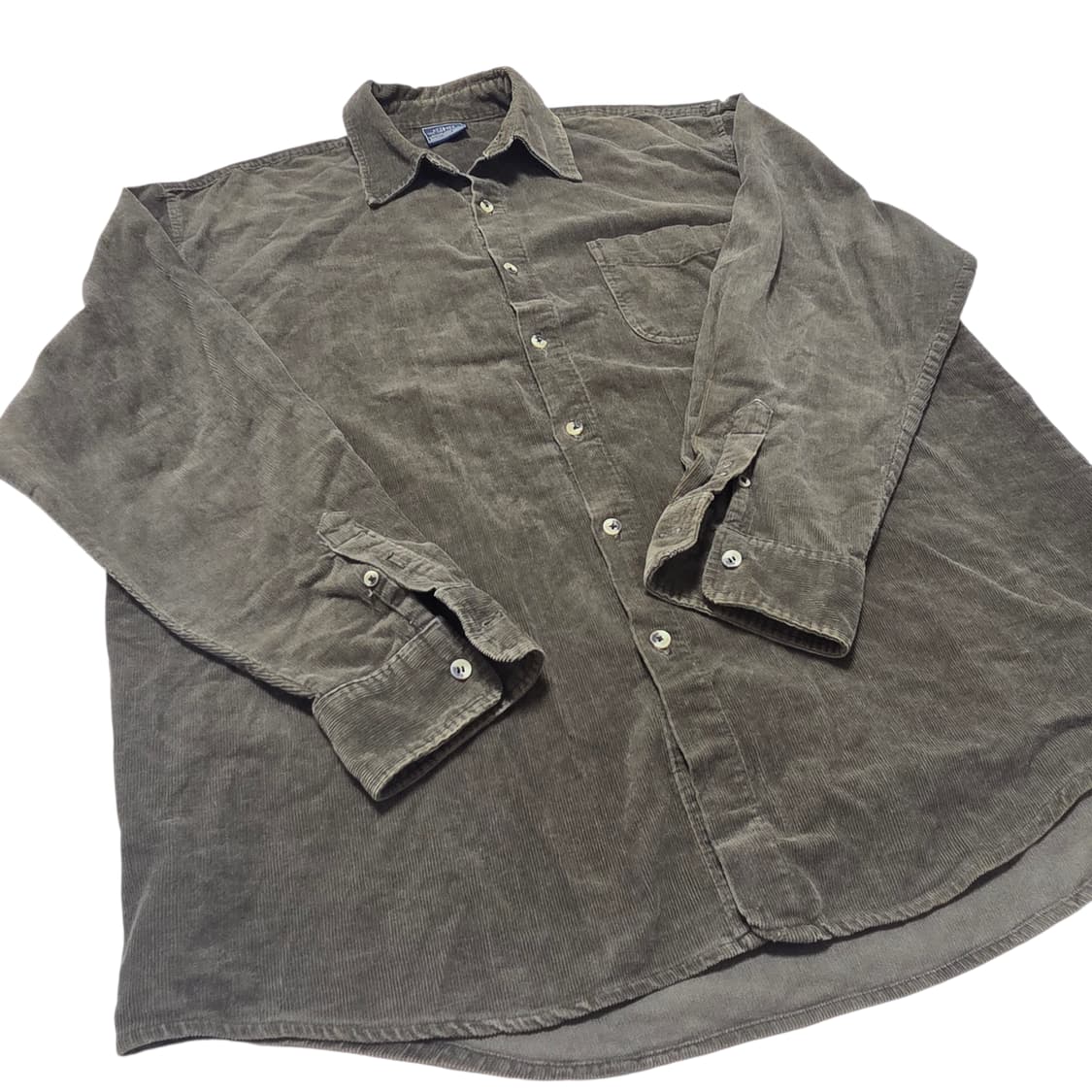 Vintage 브라운 코듀로이 골덴 셔츠 상품이미지4