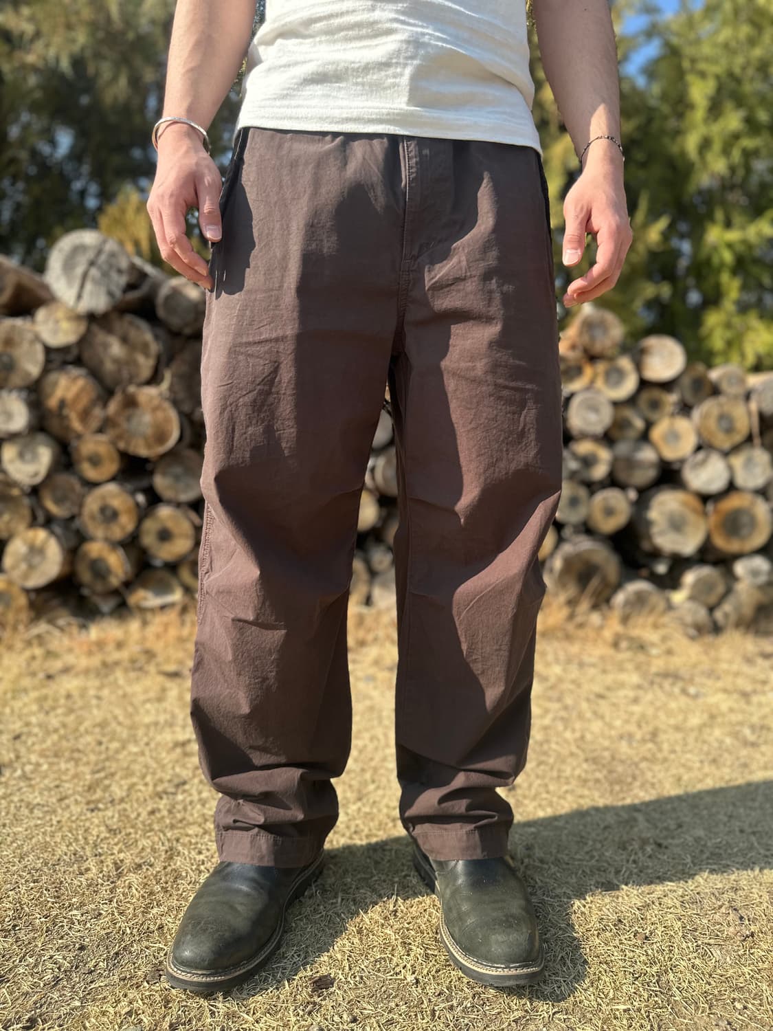 유니클로 와이드 파라슈트 팬츠 상품이미지1