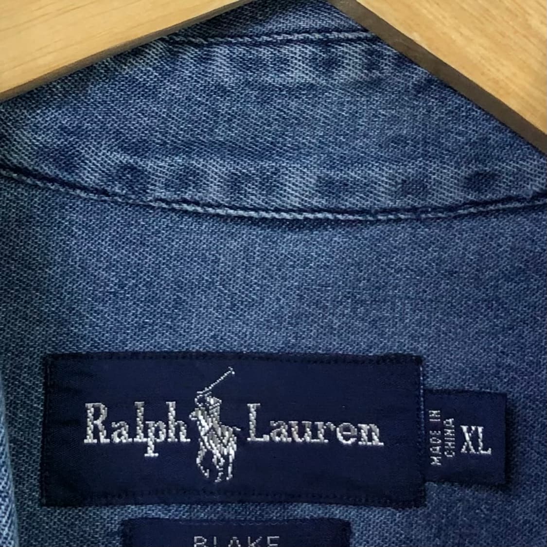 XL 폴로 데님 셔츠 상품이미지3