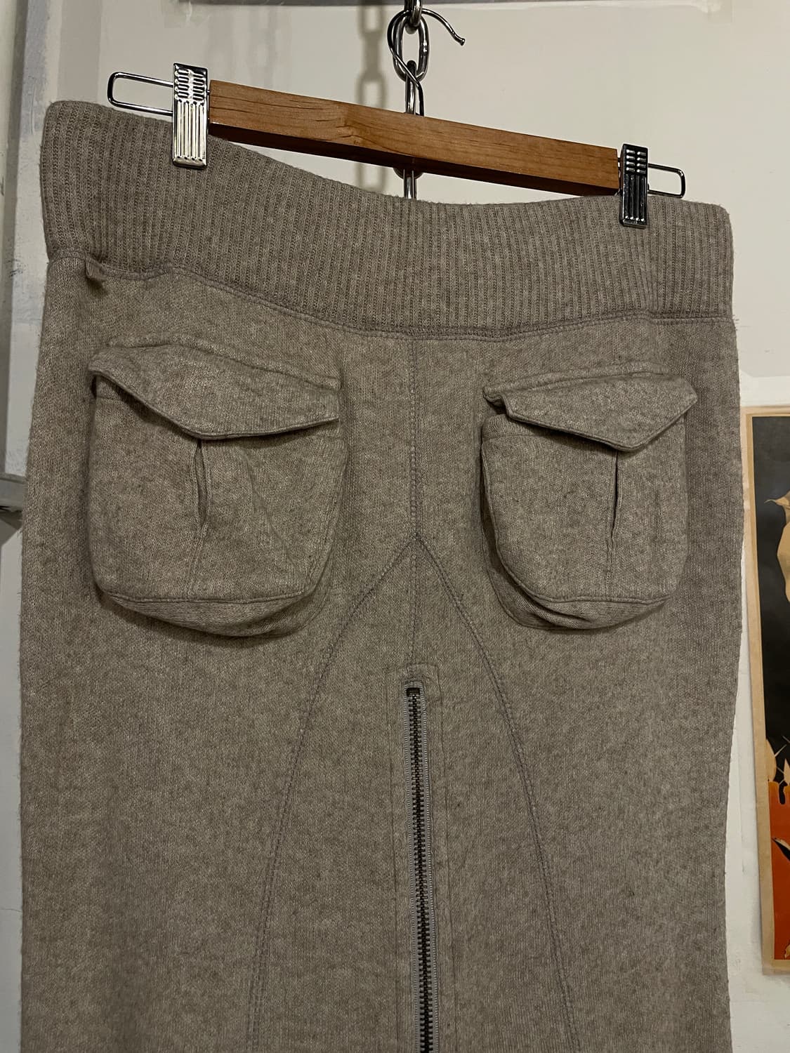 g.o.a 고아 입체포켓 오트밀 지퍼스커트 갸루 y2k 상품이미지7