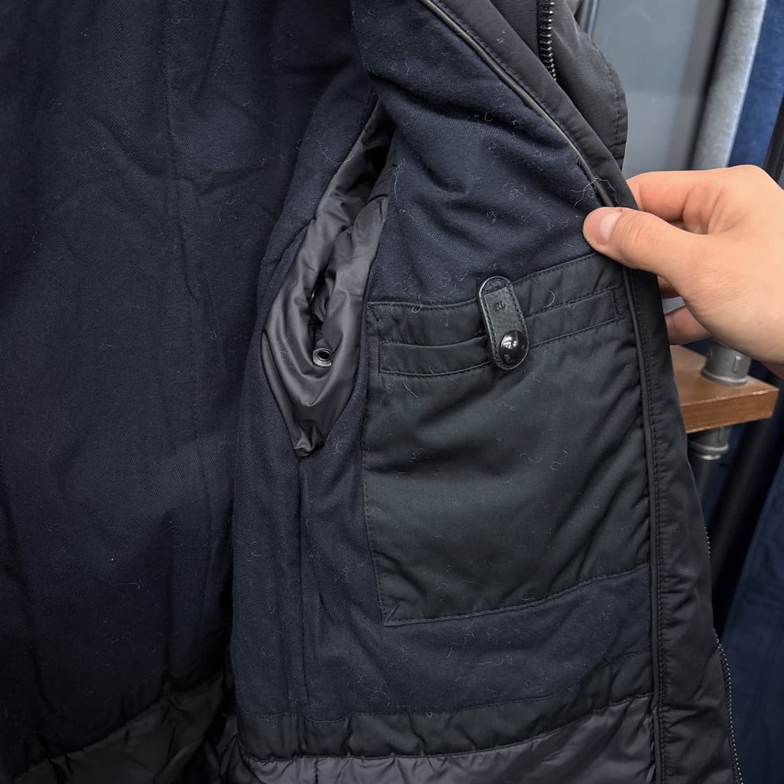 00s 폴로 랄프로렌 웰메이드 나일론쉘 모터사이클 자켓 탈부착퍼 N620 상품이미지7