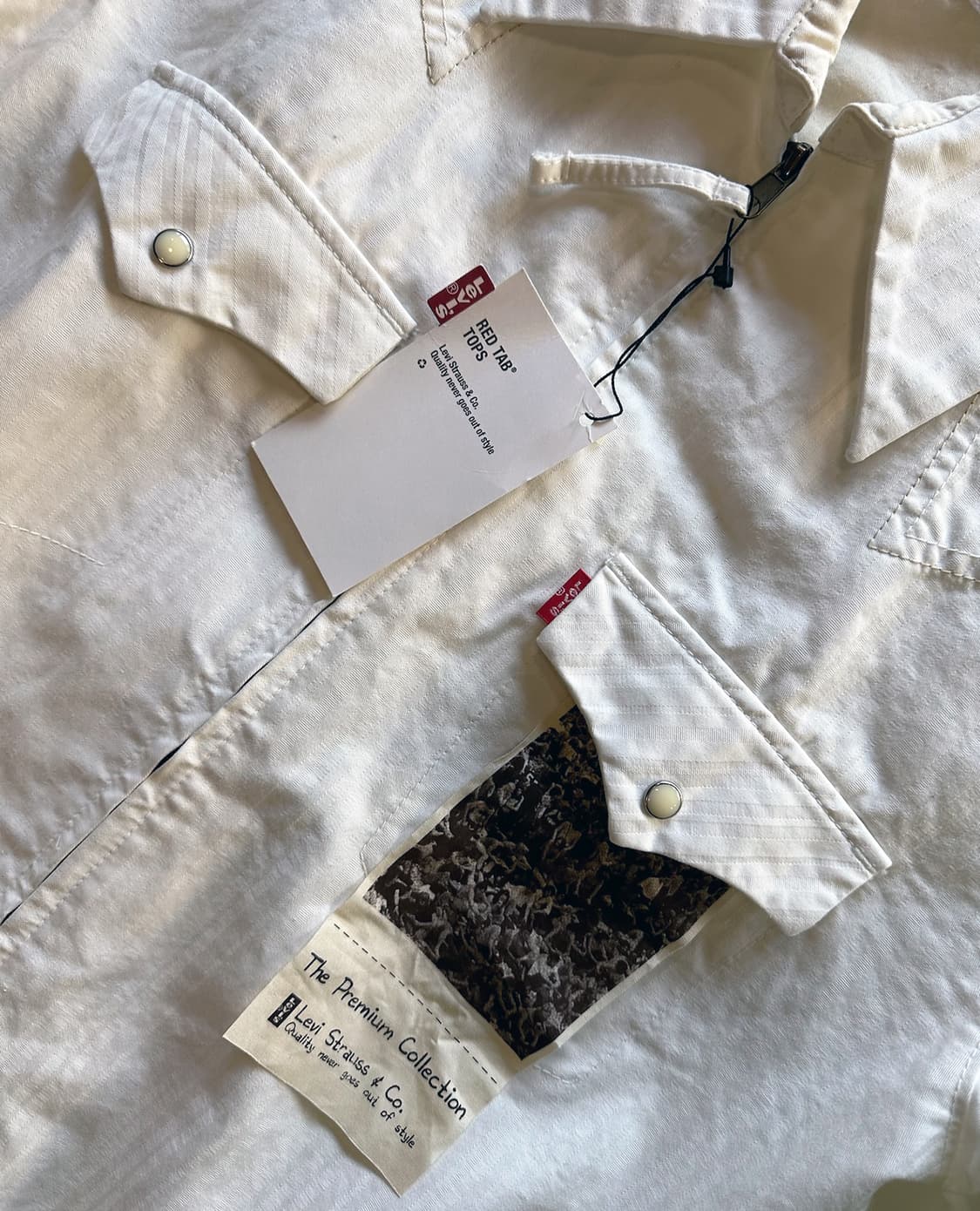 LEVI'S zip-up western denim shirt jacket 상품이미지8