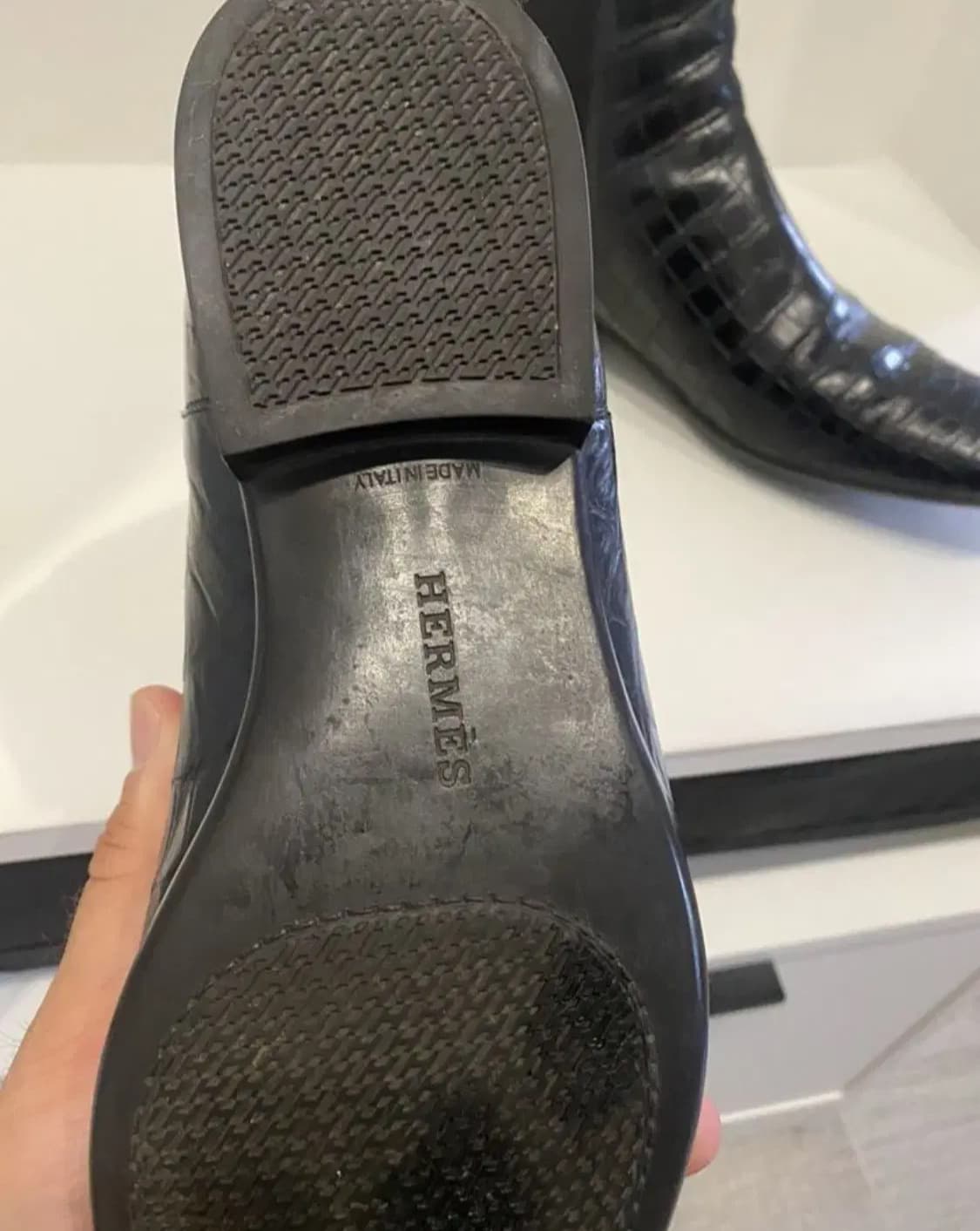 에르메스 첼시부츠(크로커다일 스킨-악어가죽)42.5 사이즈(해외발송) 상품이미지7