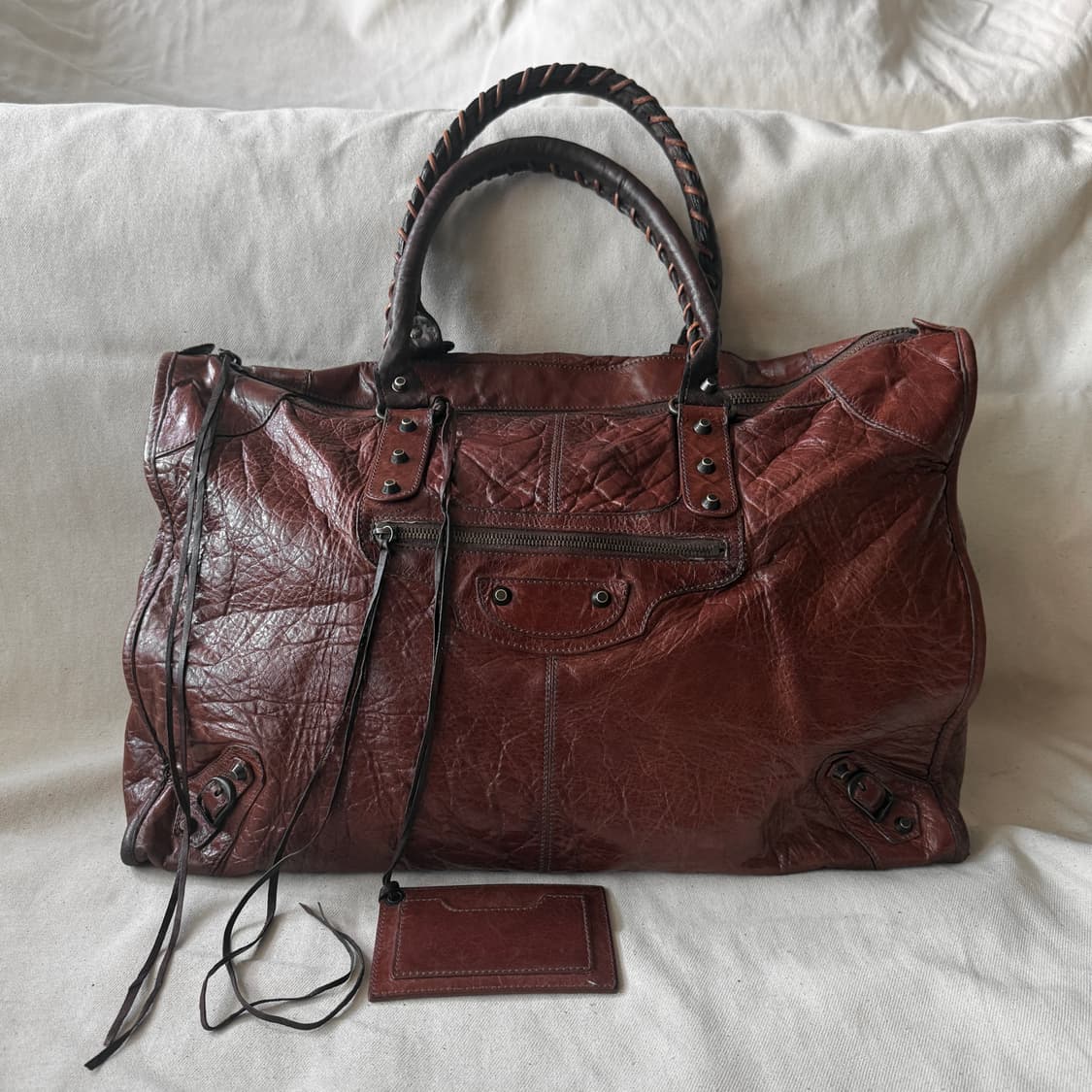 발렌시아가 르 시티 모터백 XL 위켄더 상품이미지1