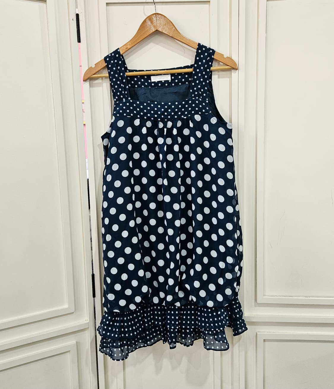 도트 쉬폰 원피스 상품이미지1