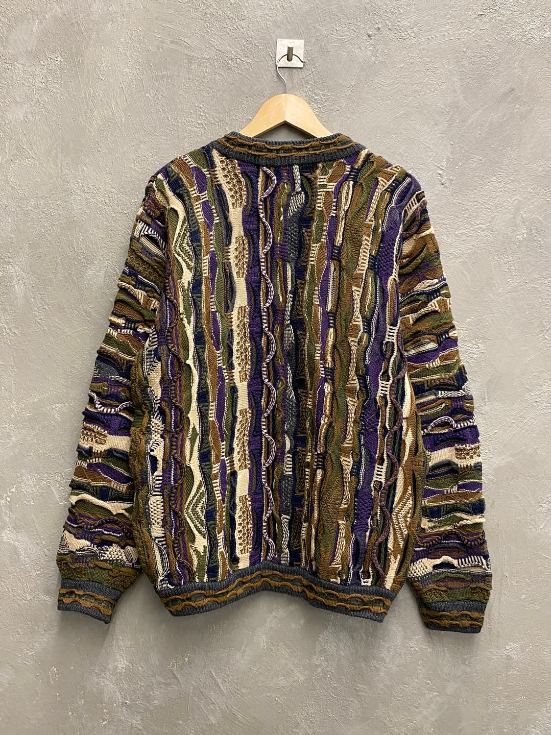 [L-XL] 90s Vintage 빈티지 케이블 울 니트 상품이미지5