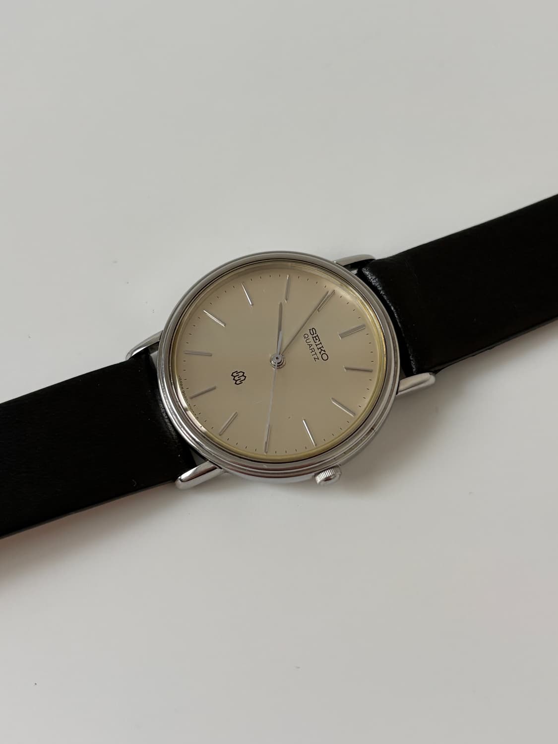 1980s Champagne Dial Silver Twin Quartz 상품이미지4
