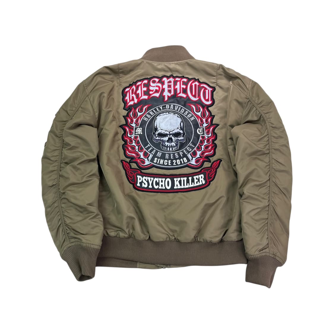 105 아메리칸 빈티지 백로고 빈티지 ma-1 자켓 상품이미지1