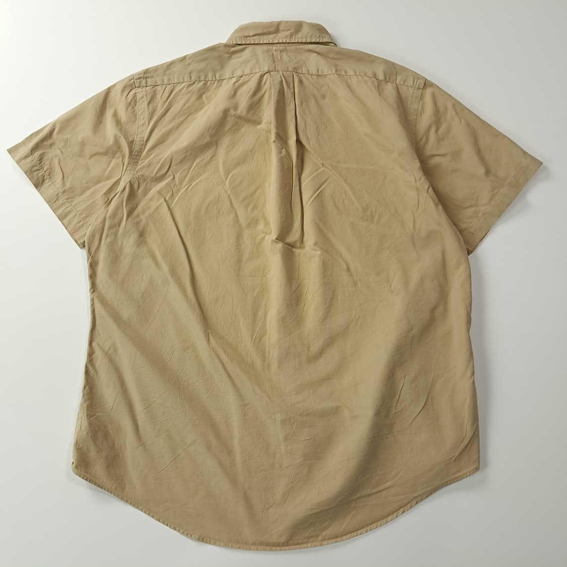 CJ317 XL 폴로 커스텀핏 00s 베이지 반팔 셔츠 남방 상품이미지6