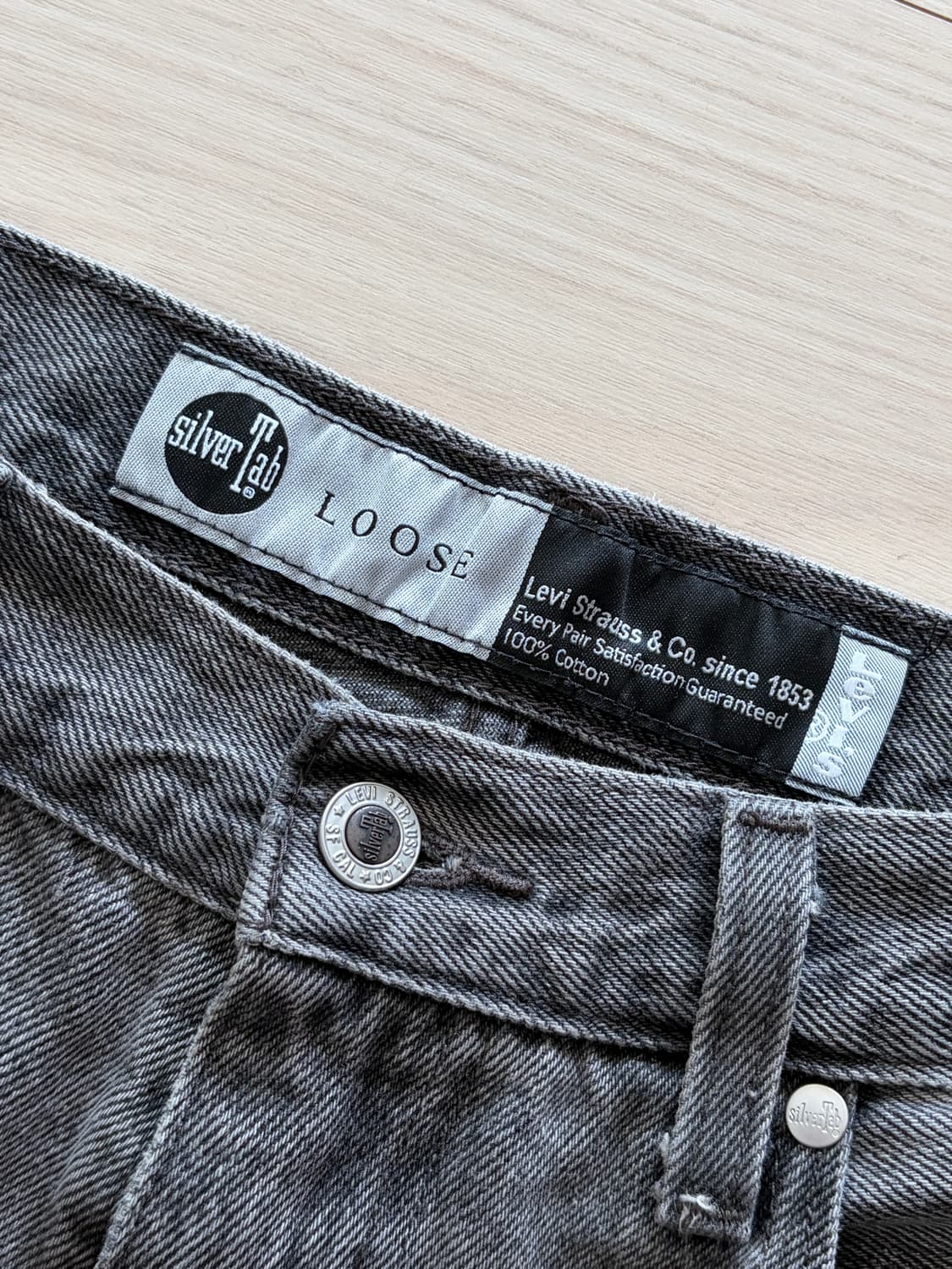 [국내매장판] 리바이스 실버탭 흑청 루즈핏 30x32 상품이미지6