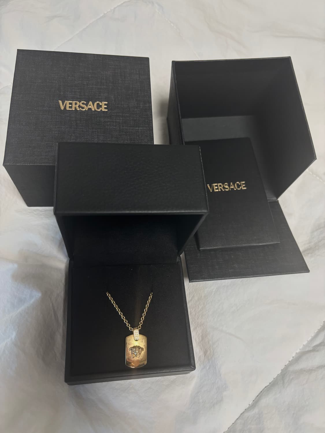 베르사체 메두사 네클리스 골드 상품이미지1