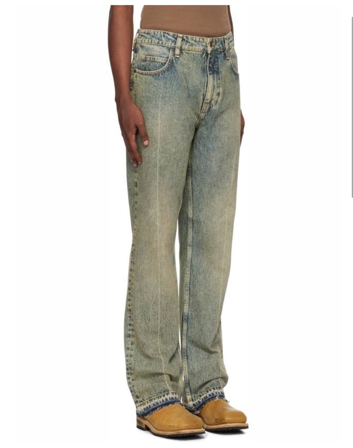 Erl 이알엘 빈티지 워싱 플레어 데님 30 상품이미지2