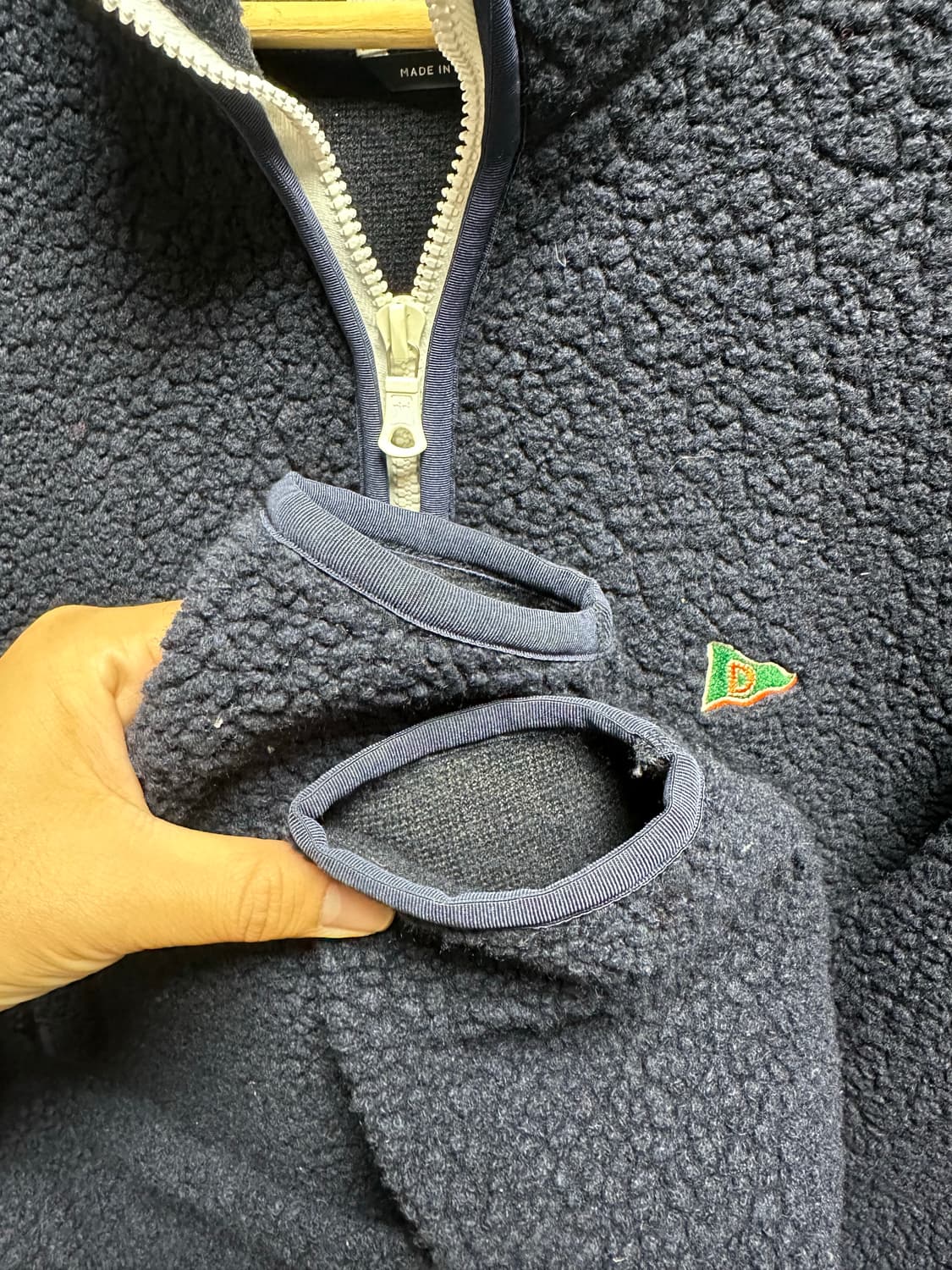 드레익스 플리스 네이비 판매 상품이미지5