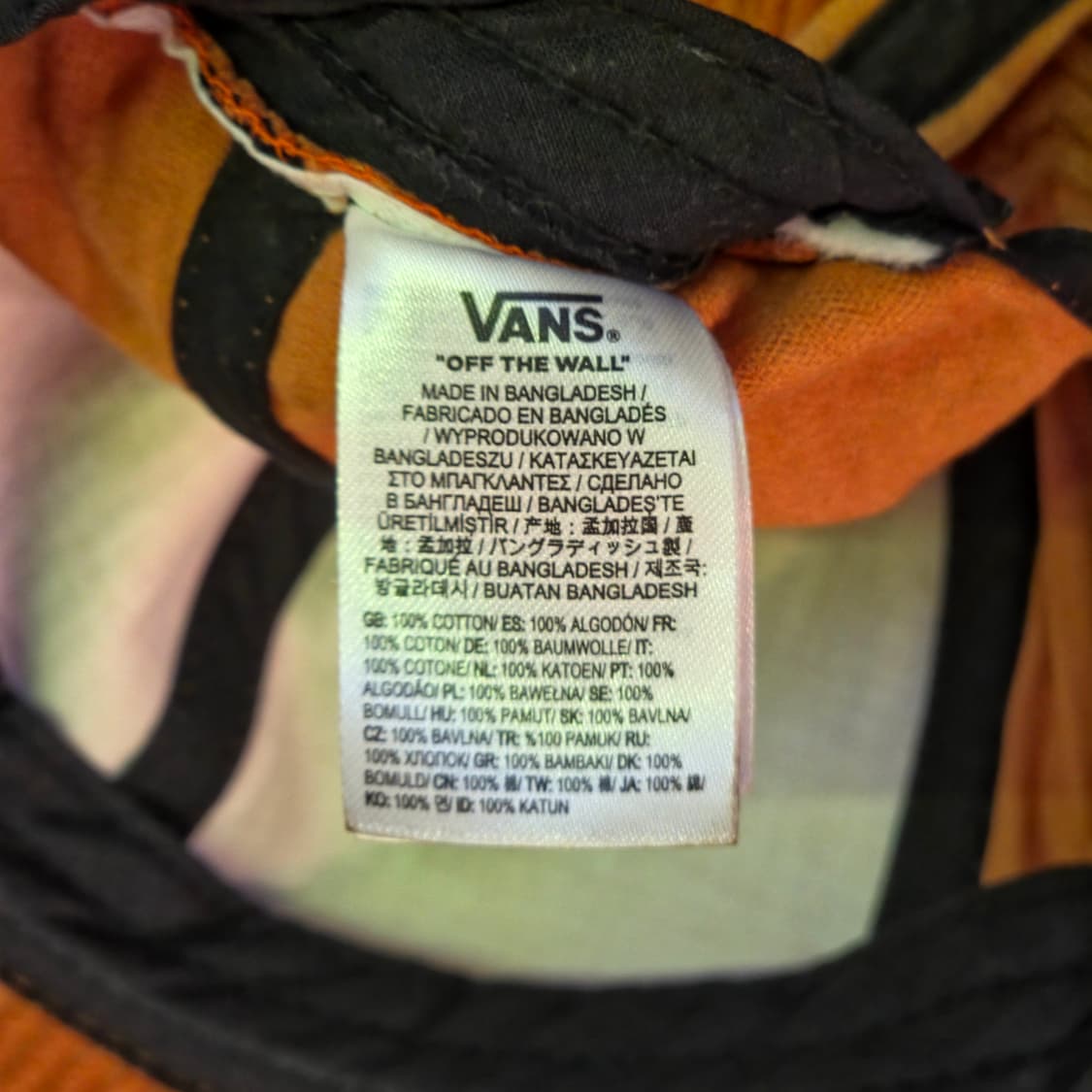 VANS 반스 코듀로이 볼캡 오렌지 상품이미지5