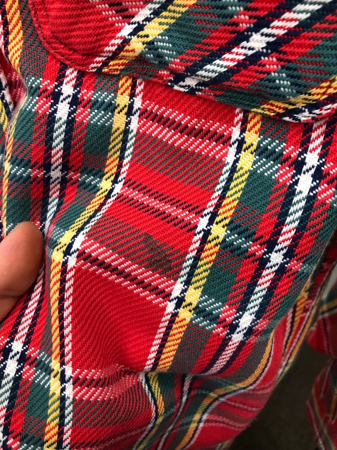 70s 빅맥 플란넬 체크 셔츠 상품이미지4