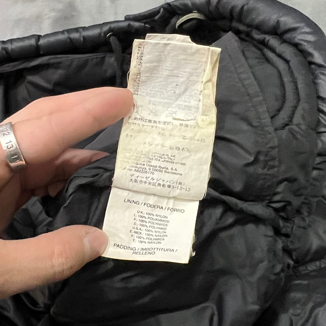  디젤 워크 후드 패딩 y14547 상품이미지8