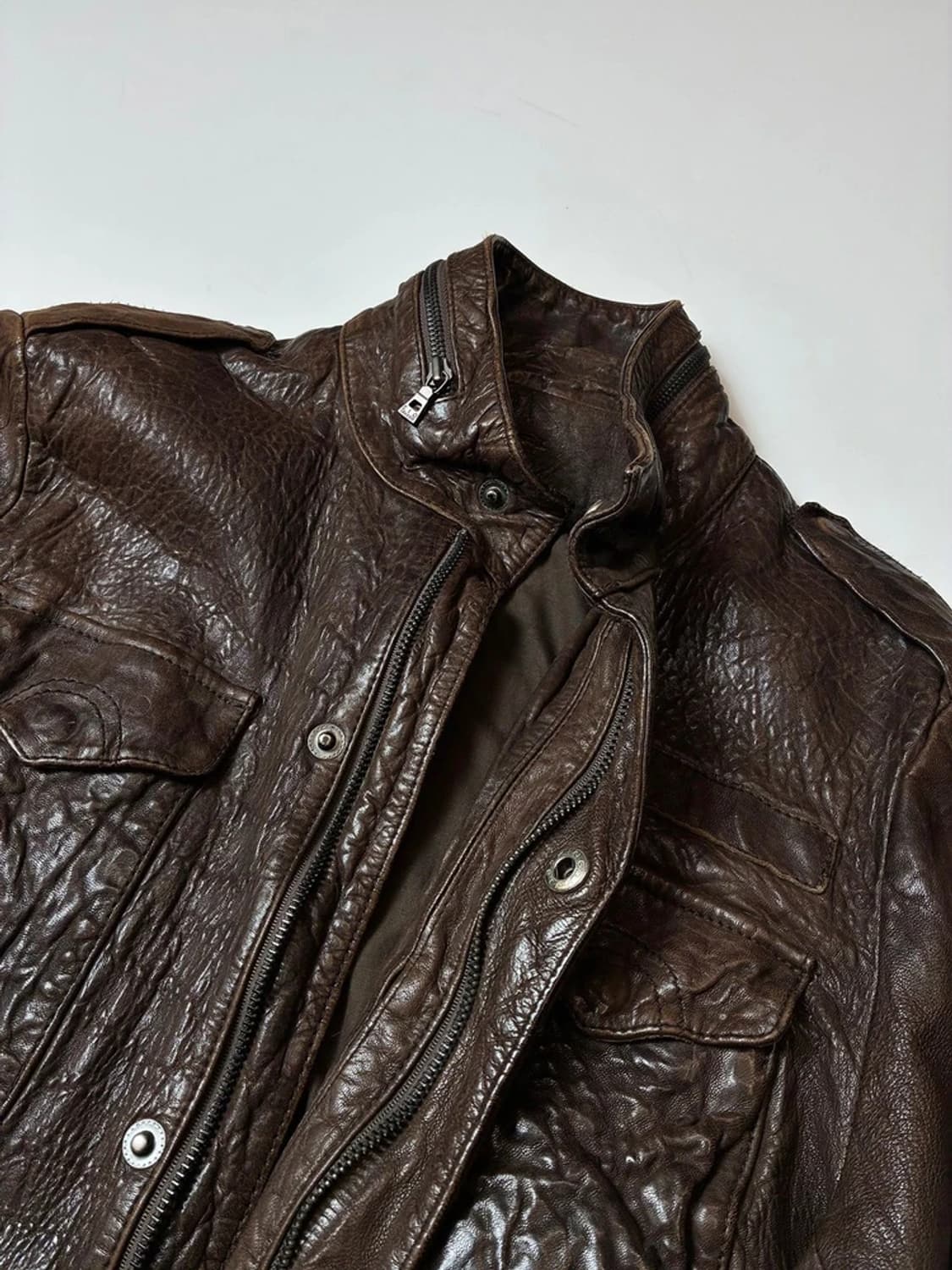 지오송지오 유틸리티 양가죽 자켓 PN8538 상품이미지3