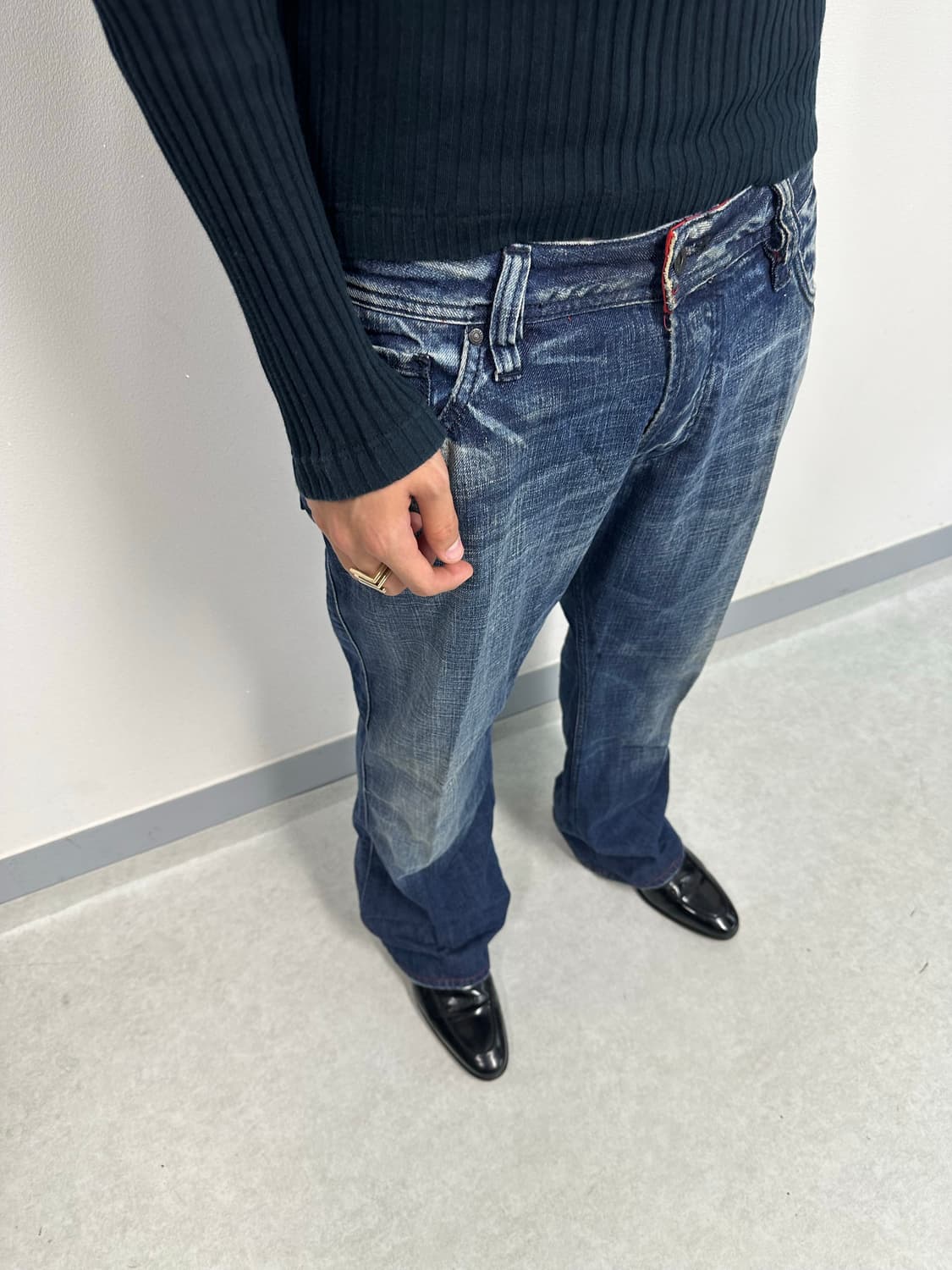 디젤 ZAF 워싱 플레어 진 상품이미지3