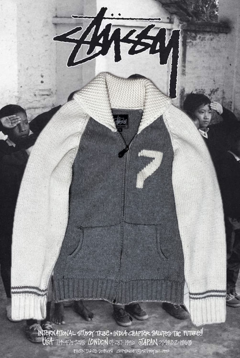 스투시 니트 집업 상품이미지3