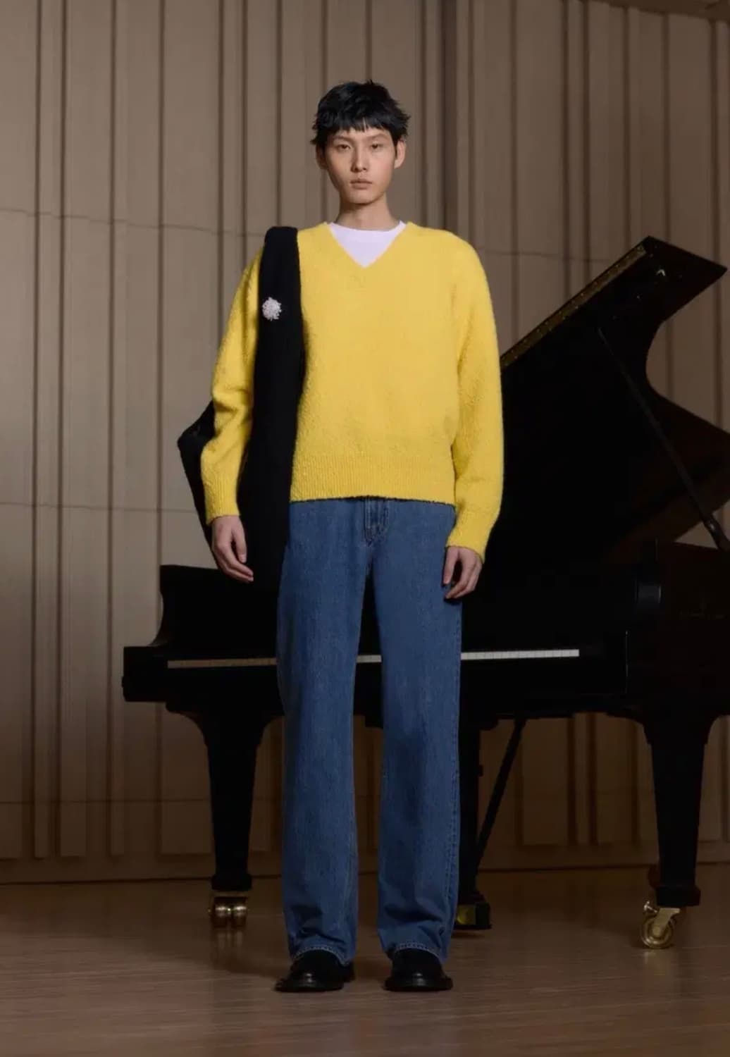 구매 / STU 카센티노 브이넥 옐로우 상품이미지1