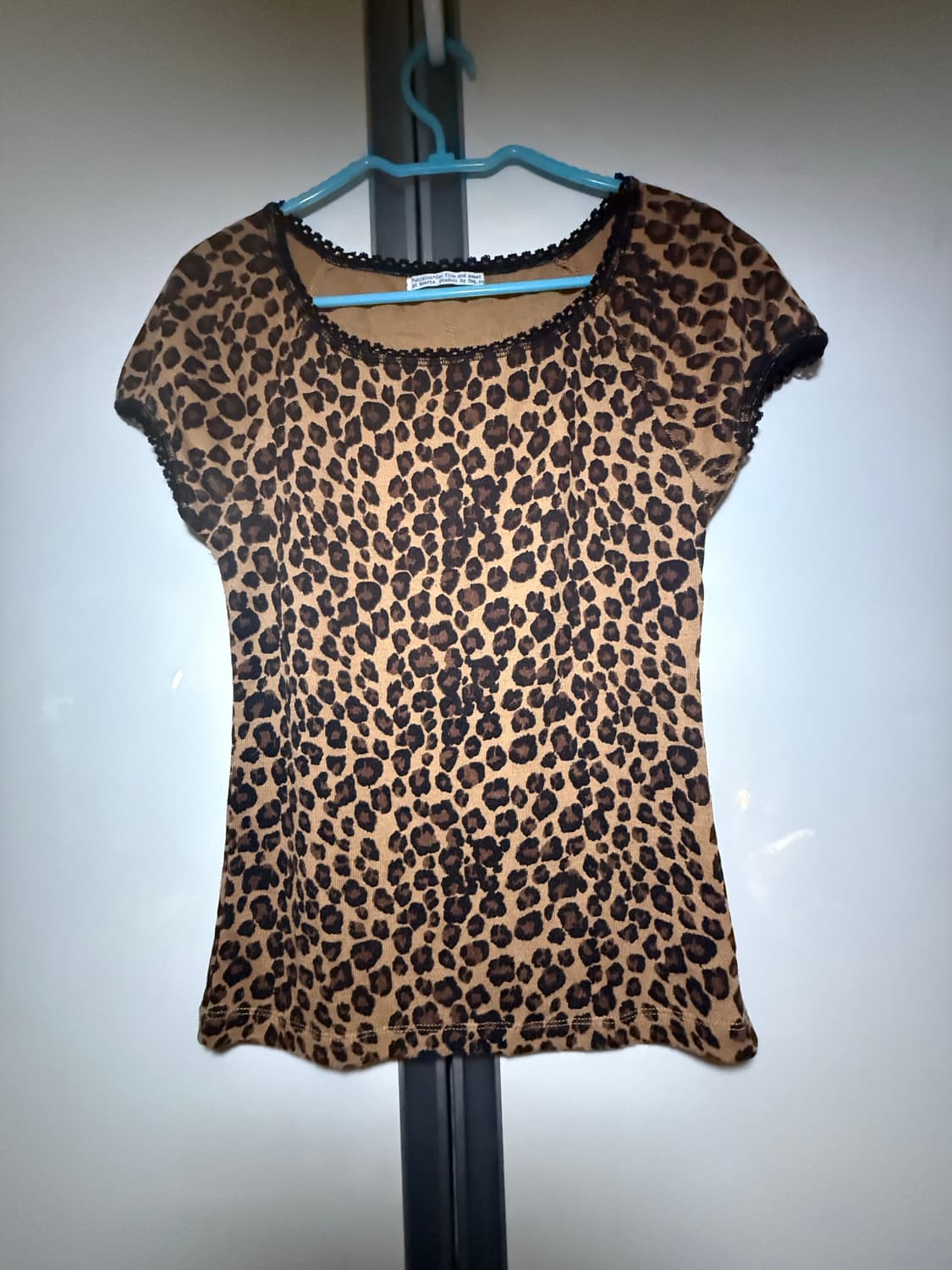 호피무늬 반소매 티셔츠 no 상품이미지1