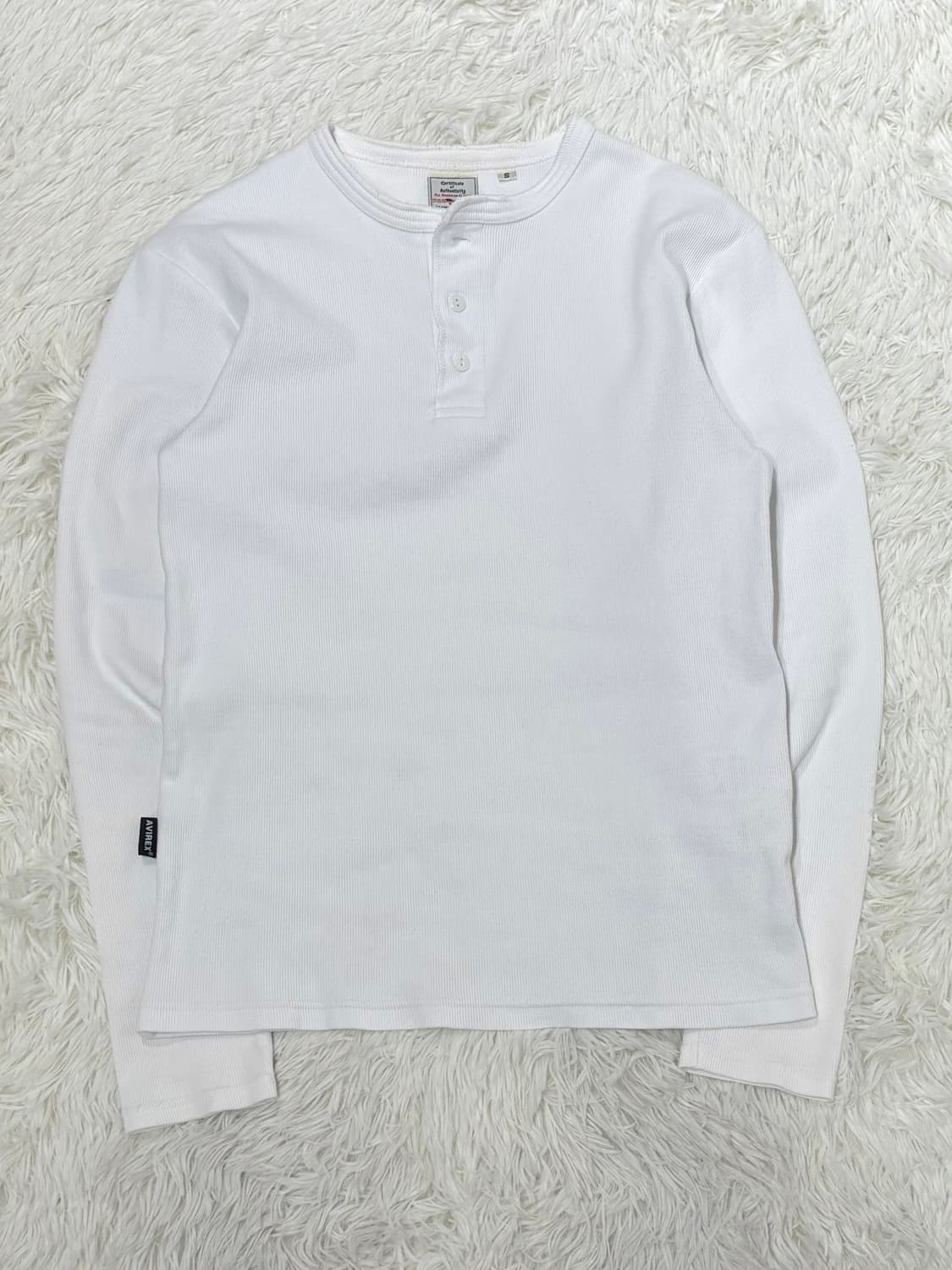 아비렉스 90‘s 화이트 니트 슬리브 상품이미지3