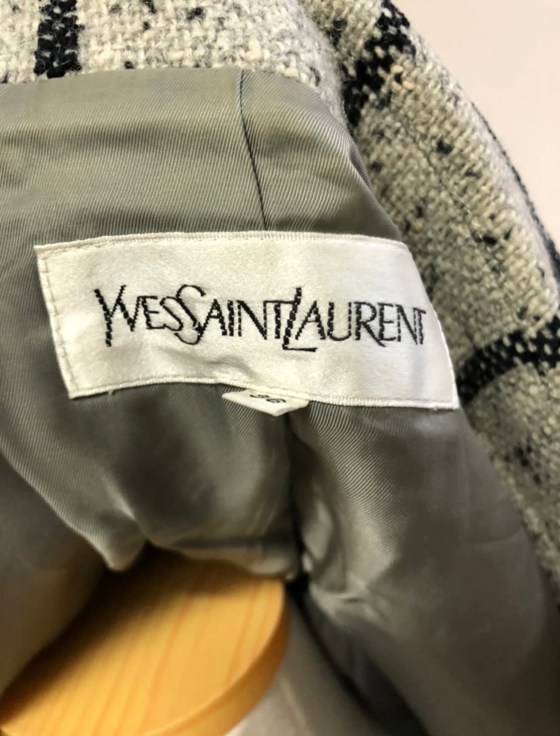 YSL 입생로랑 빈티지 울 롱자켓 코트 55  상품이미지3