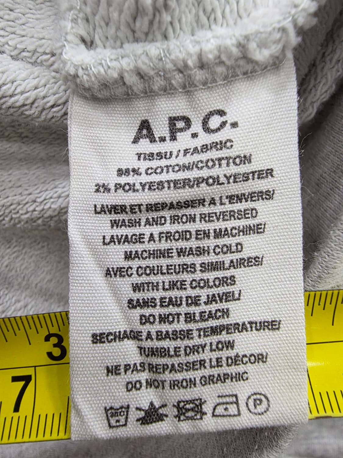 아페쎄 A.P.C. 로고 맨투맨 상품이미지5